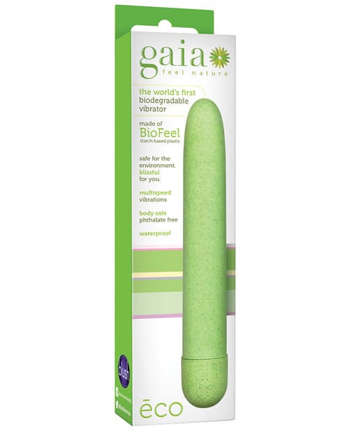 Blush Novelties Blush Gaia Biodegradable Vibrator Eco Green Vibrators