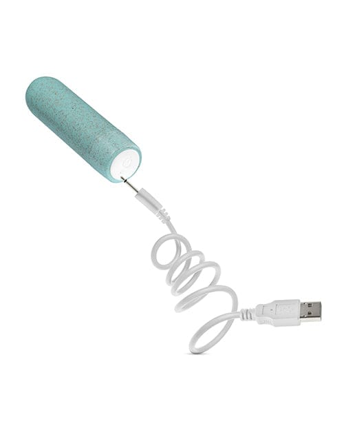 Blush Novelties Blush Gaia Eco Rechargeable Bullet - Aqua Vibrators