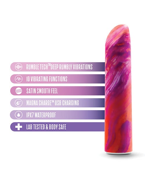 Blush Novelties Blush Limited Addiction Fiery Power Vibe - Coral Vibrators