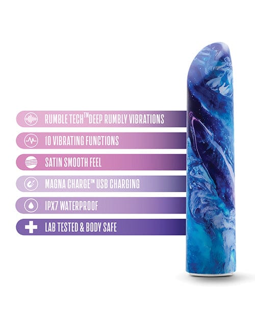 Blush Novelties Blush Limited Addiction Mesmerize Power Vibe - Azure Vibrators