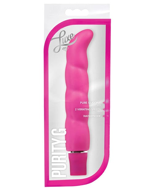 Blush Novelties Blush Luxe Purity G Silicone Vibrator Pink Vibrators