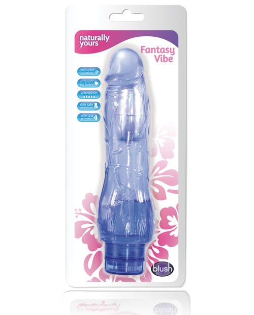 Blush Novelties Blush Naturally Yours Fantasy Vibe Blue Vibrators