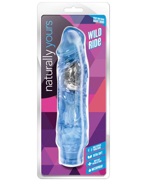 Blush Novelties Blush Naturally Yours Wild Ride Blue Vibrators