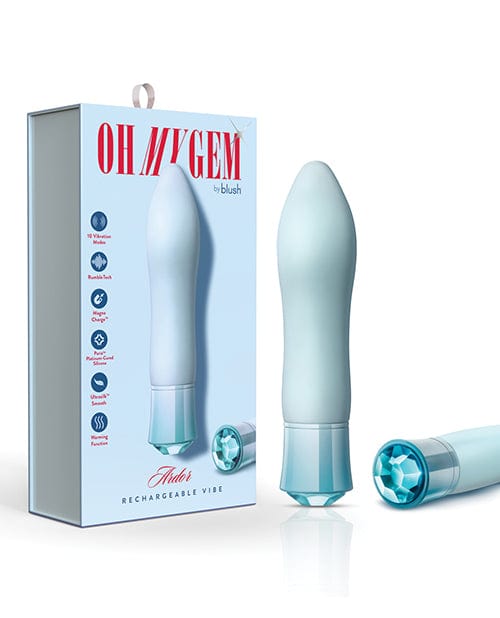 Blush Novelties Blush Oh My Gem Ardor - Aquamarine Vibrators