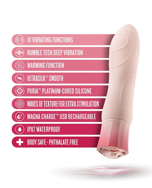 Blush Novelties Blush Oh My Gem Elegant - Morganite Vibrators
