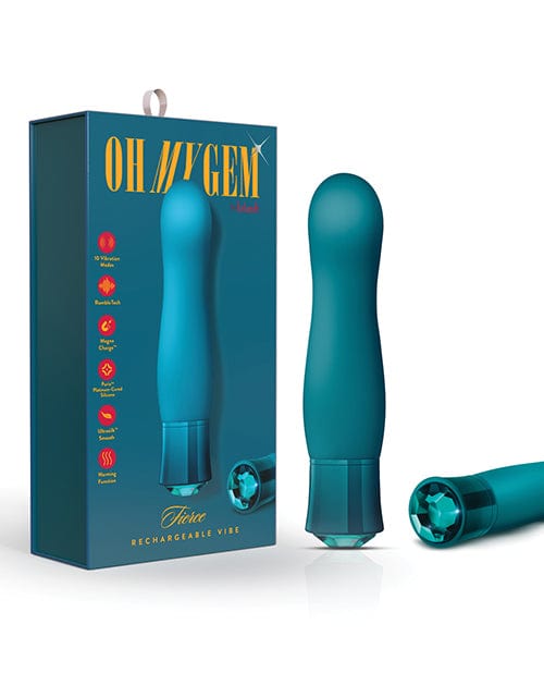 Blush Novelties Blush Oh My Gem Fierce - Blue Topaz Vibrators