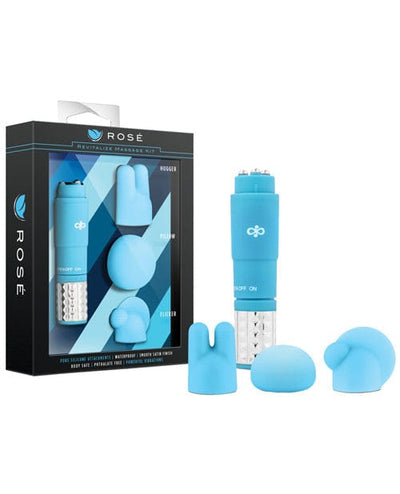 Blush Novelties Blush Rose Revitalize Massage Kit Blue Vibrators