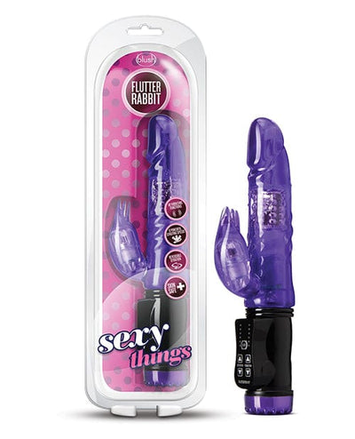 Blush Novelties Blush Sexy Things Flutter Rabbit - Purple Vibrators