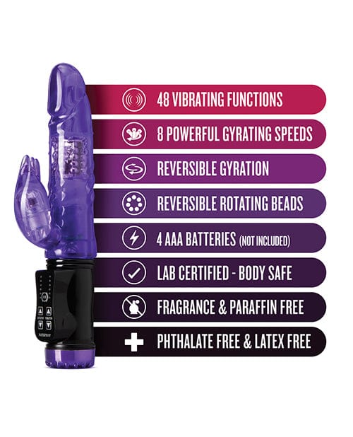 Blush Novelties Blush Sexy Things Flutter Rabbit - Purple Vibrators