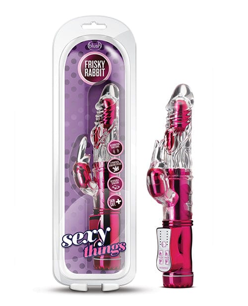 Blush Novelties Blush Sexy Things Frisky Rabbit - Pink Vibrators