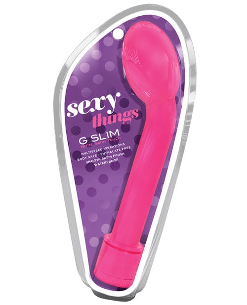 Blush Novelties Blush Sexy Things G Slim Petite Satin Touch Pink Vibrators
