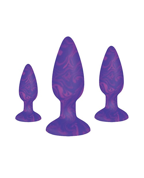 Bodispa INC Nobu Rainbow Silicone Plug Set Cosmic Anal Toys