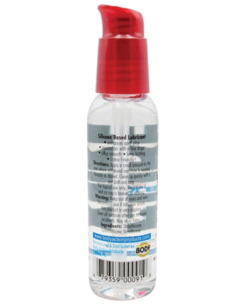Body Action Products Anal Glide Silicone Lubricant - 2 Oz. Pump Bottle Lubes
