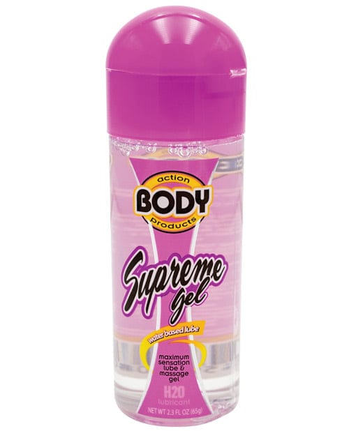 Body Action Products Body Action Supreme Water Based Gel 2.3 oz (70 mL) Lubes