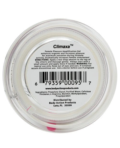 Body Action Products Climaxa Stimulating Gel - .5 Oz. Jar More