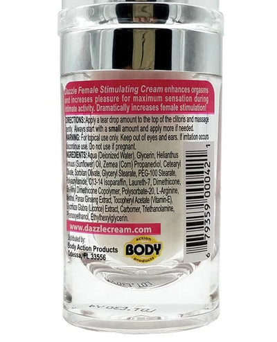 Body Action Products Dazzle Female Stimulating Cream .5 Oz. More