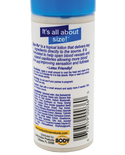 Body Action Products Size Rx Lotion - 2 Oz. Bottle More