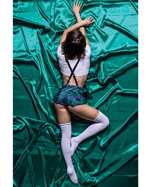 Bodyzone Apparel Role Play Sultry School Babe 6 Pc Set Green Lingerie &amp; Costumes