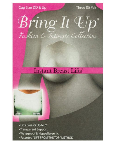 Bring It Up Bring It Up Plus Size Breast Lifts - D Cup & Larger Pack Of 3 Lingerie & Costumes