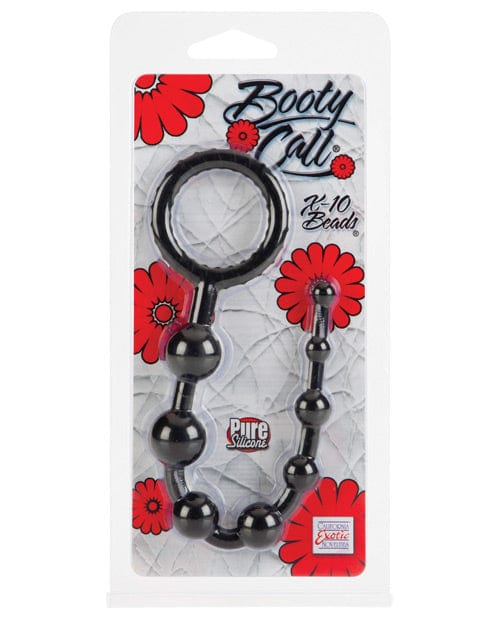 CalExotics Booty Call X-10 Beads Black Anal Toys