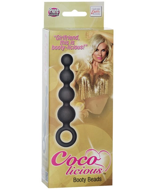 CalExotics CalExotics Silicone Booty Beads Black Anal Toys