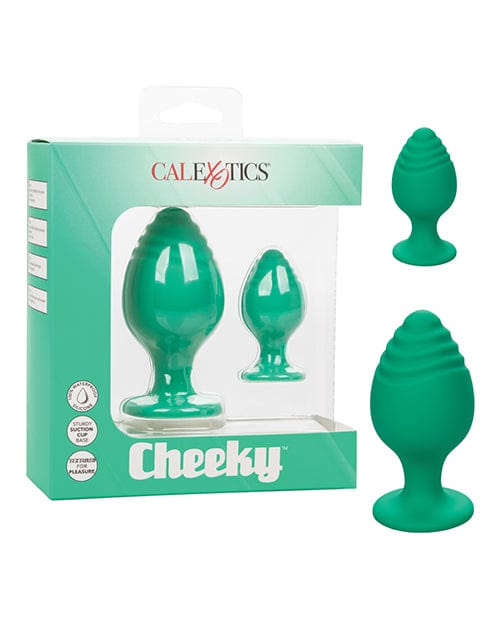 CalExotics Cheeky Butt Plug Green Anal Toys