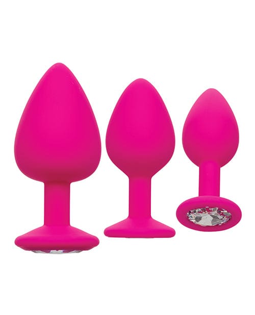 CalExotics Cheeky Gems 3 Pc Plug Set Anal Toys