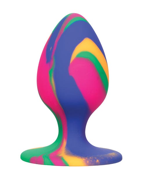 CalExotics Cheeky Medium Tie Dye Plug Anal Toys