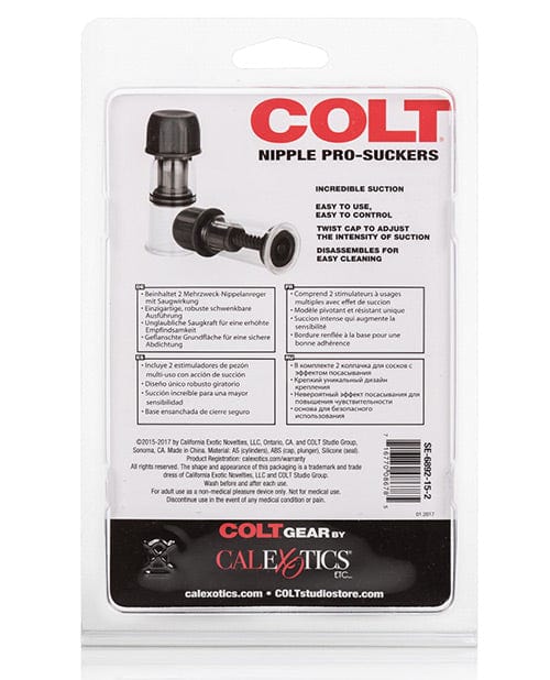 CalExotics Colt Nipple Pro Suckers Black Anal Toys