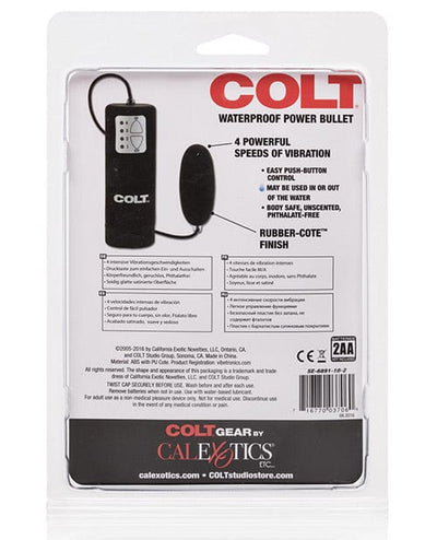 CalExotics Colt Power Bullet Waterproof - Black Anal Toys