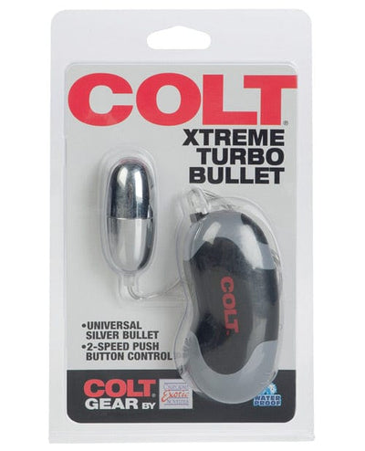 CalExotics Colt Xtreme Turbo Bullet Power Pack Waterproof - 2 Speed Silver Anal Toys