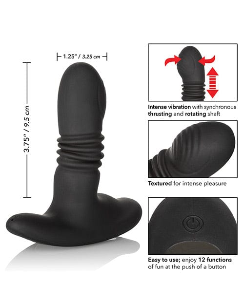 CalExotics Eclipse Thrusting Rotator Probe - Black Anal Toys