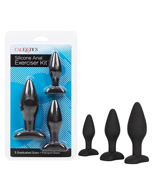 CalExotics Silicone Anal Exerciser Kit - Black Anal Toys