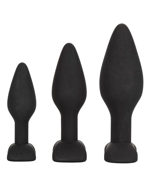 CalExotics Silicone Anal Exerciser Kit - Black Anal Toys