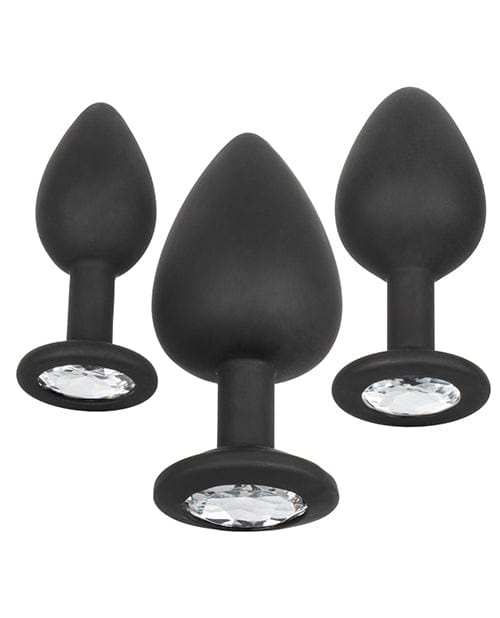CalExotics Silicone Gem Anal Kit - Black Anal Toys