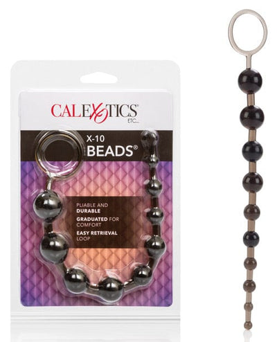 CalExotics X-10 Beads Black Anal Toys