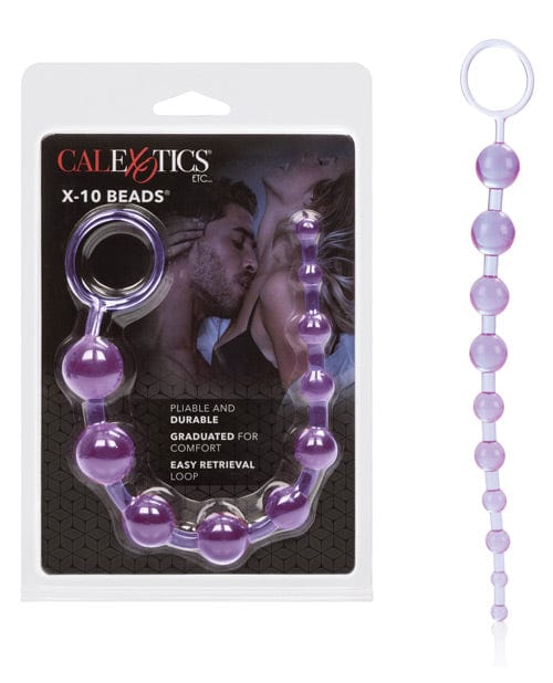 CalExotics X-10 Beads Purple Anal Toys