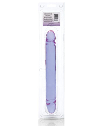 CalExotics 12" Reflective Gel Smooth Double Dong - Lavender Dildos