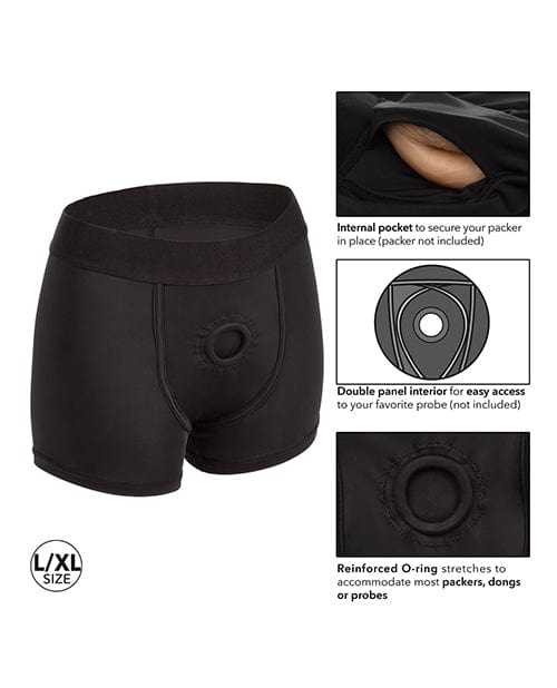 CalExotics Boundless Boxer Brief L-XL - Black Dildos