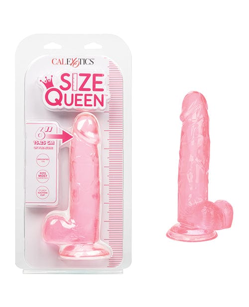 CalExotics Size Queen 6" Dildo Pink Dildos