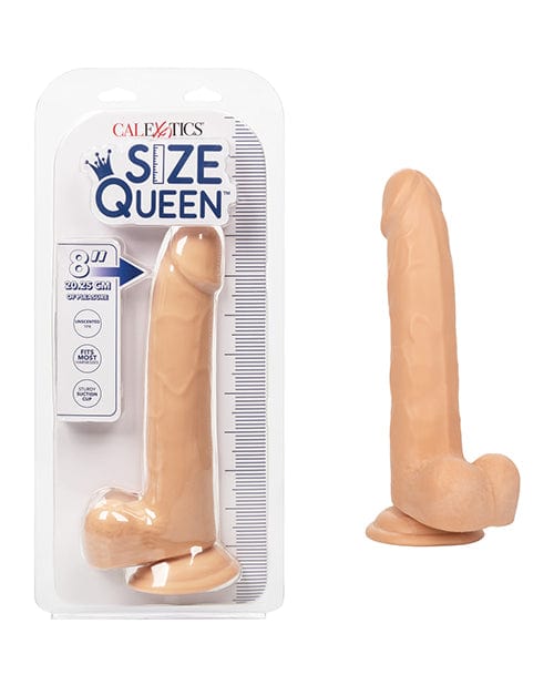 CalExotics Size Queen 8" Dildo Ivory Dildos