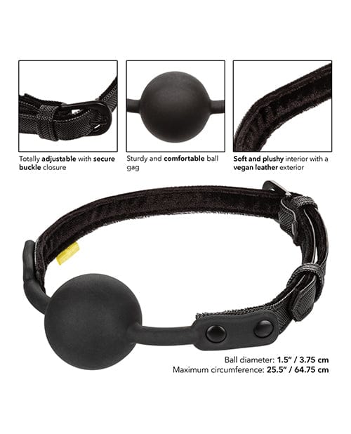 CalExotics Boundless Ball Gag - Black Kink &amp; BDSM