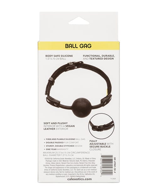 CalExotics Boundless Ball Gag - Black Kink &amp; BDSM