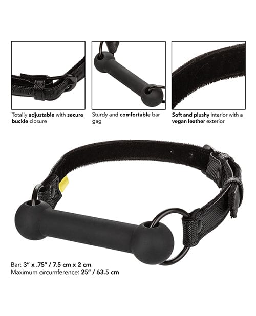 CalExotics Boundless Bar Gag - Black Kink &amp; BDSM