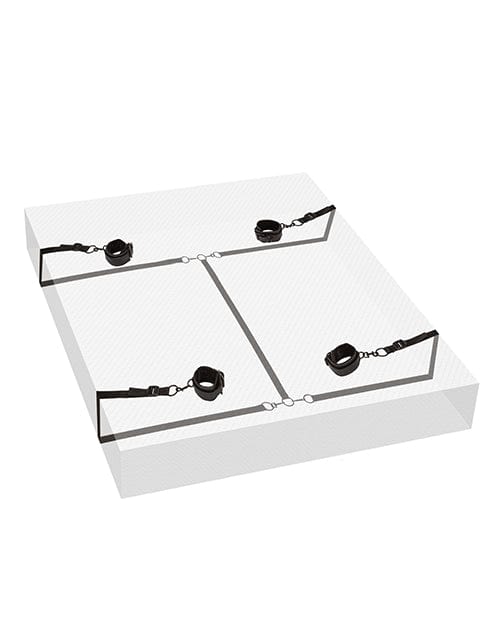 CalExotics Boundless Bed Restraint - Black Kink &amp; BDSM