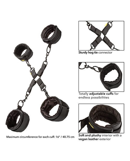 CalExotics Boundless Hog Tie - Black Kink &amp; BDSM