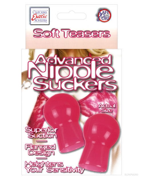 CalExotics Nipple Play Advanced Nipple Suckers Pink Kink &amp; BDSM