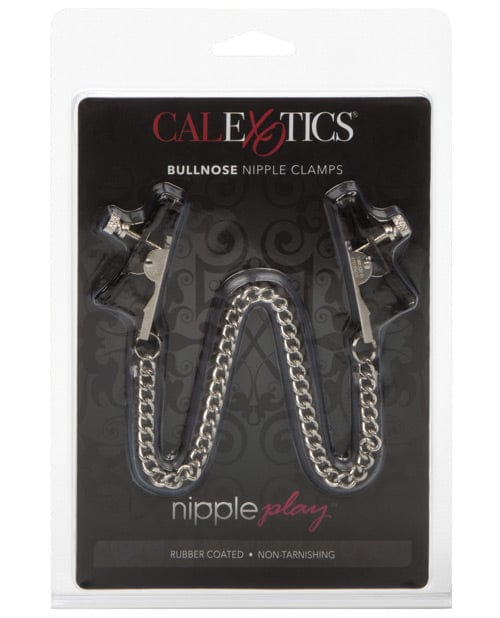 CalExotics Nipple Play Bull Nose Nipple Jewelry - Silver Kink &amp; BDSM