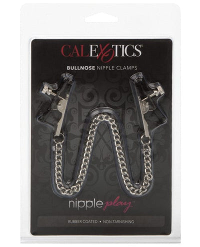 CalExotics Nipple Play Bull Nose Nipple Jewelry - Silver Kink & BDSM