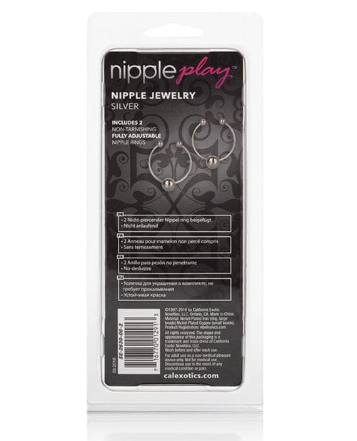 CalExotics Nipple Play Nipple Jewelry - Silver Kink &amp; BDSM